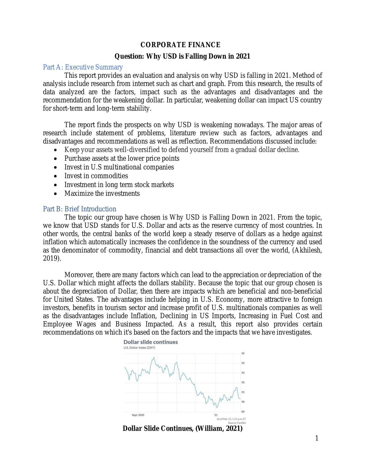 Why USD is Falling Down - Page 1