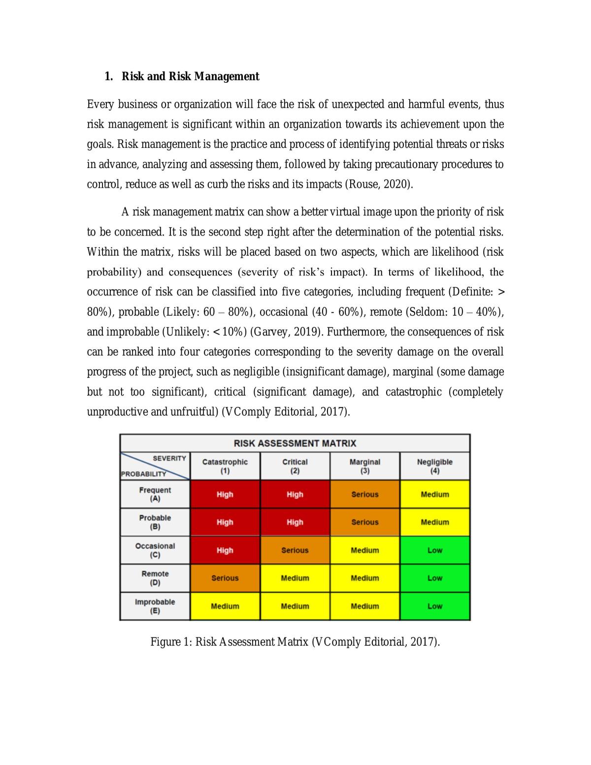 UEME 4253_Project Risk Management - Page 1