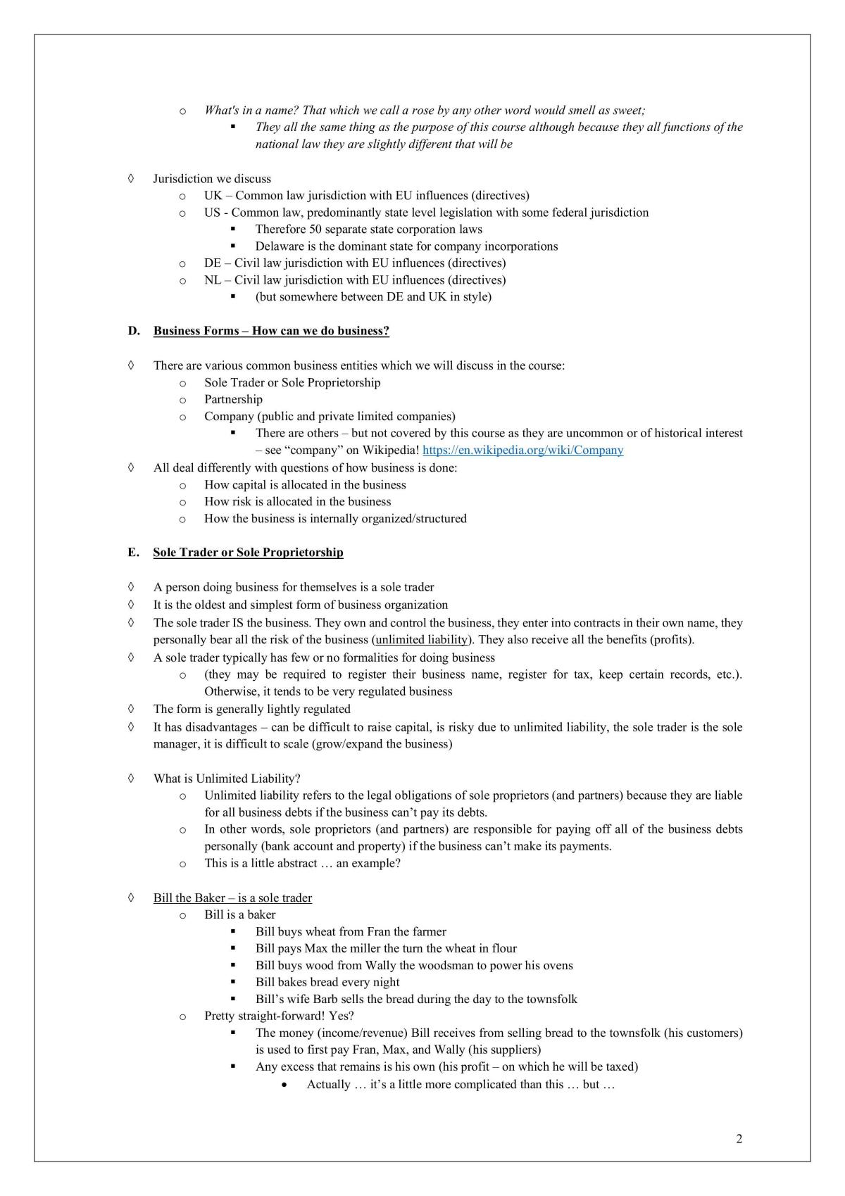 Torts Summary - Page 2
