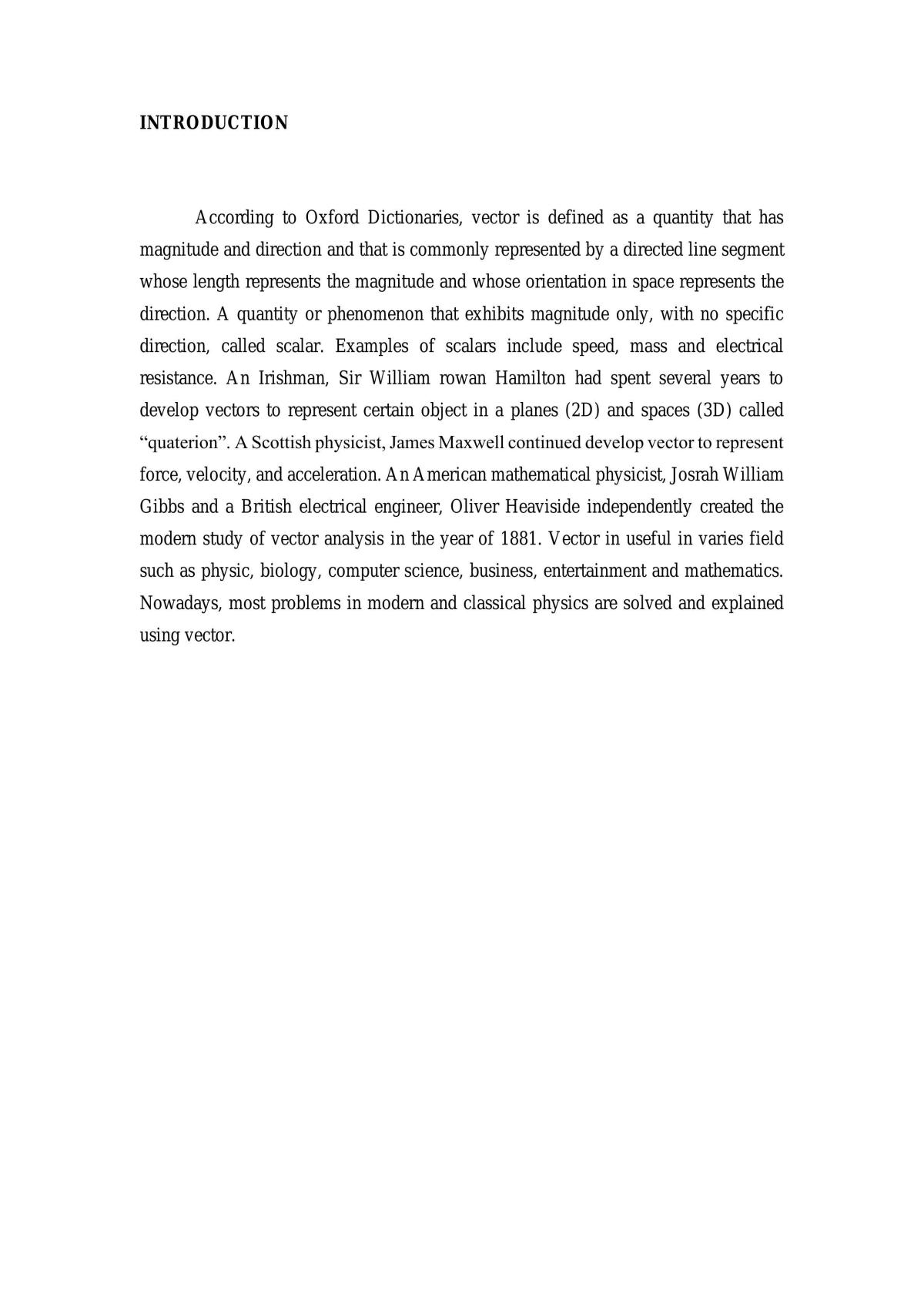 Vectors - Page 1