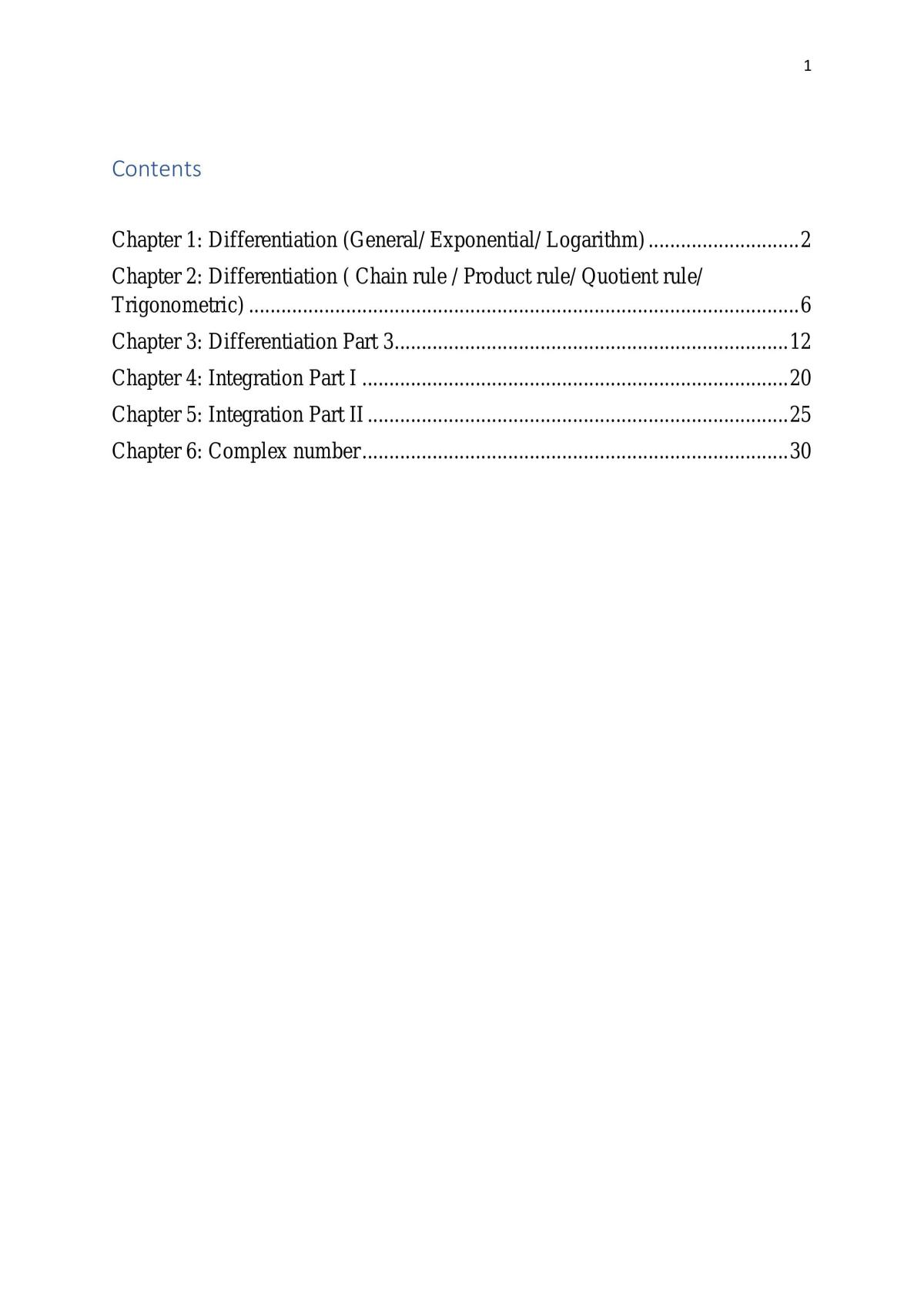 Engineering Math 2 - Page 1