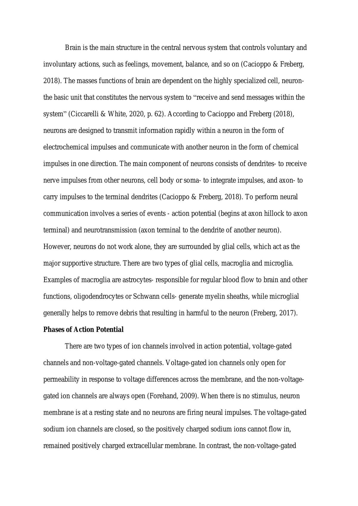 The Basic Concept of How Neurons Communicate - Page 1
