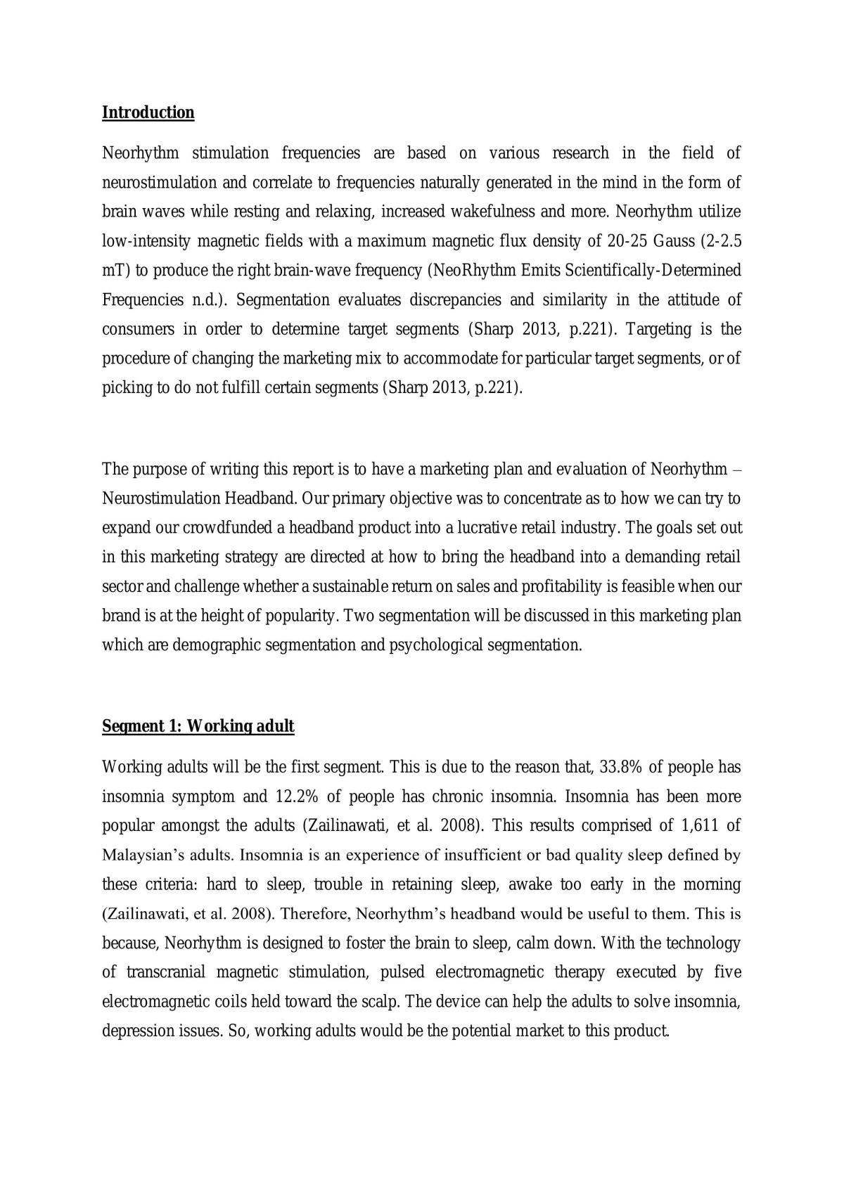 ITM Group Assignment Part A - Page 1