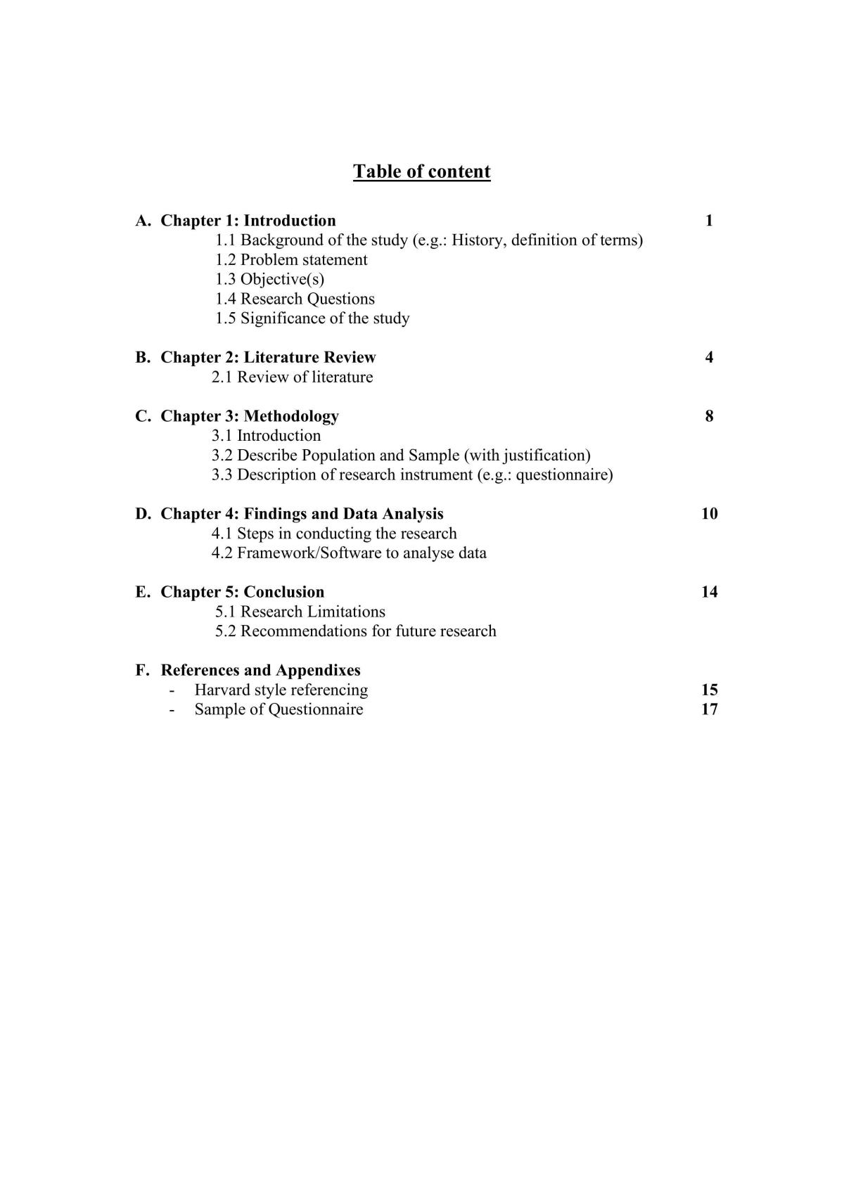 Research Proposal - Page 1