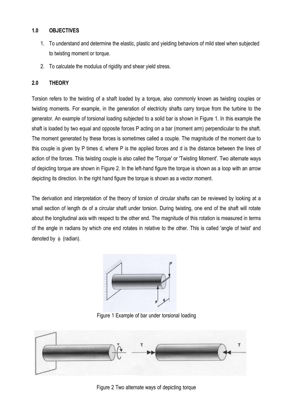 BMMM 2303 Lab 4 Torsion Test - Page 2