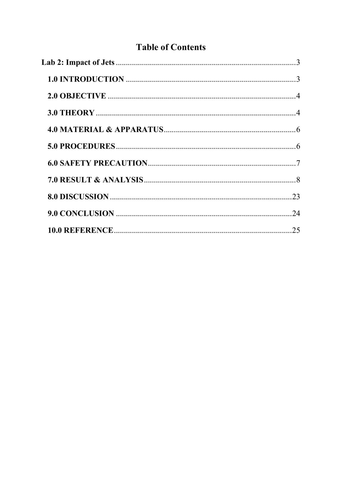 Impact of Jets - Page 1