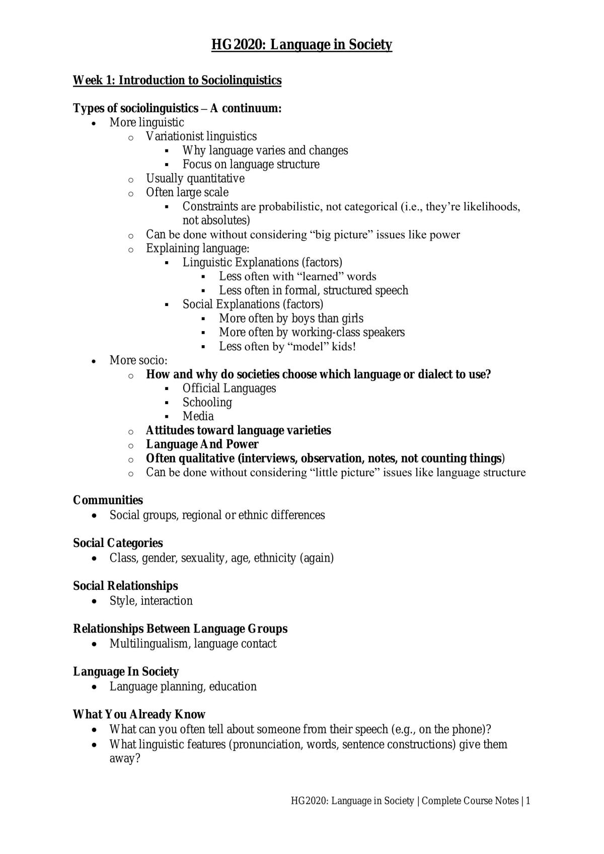 HG2020 Course Notes - Page 1