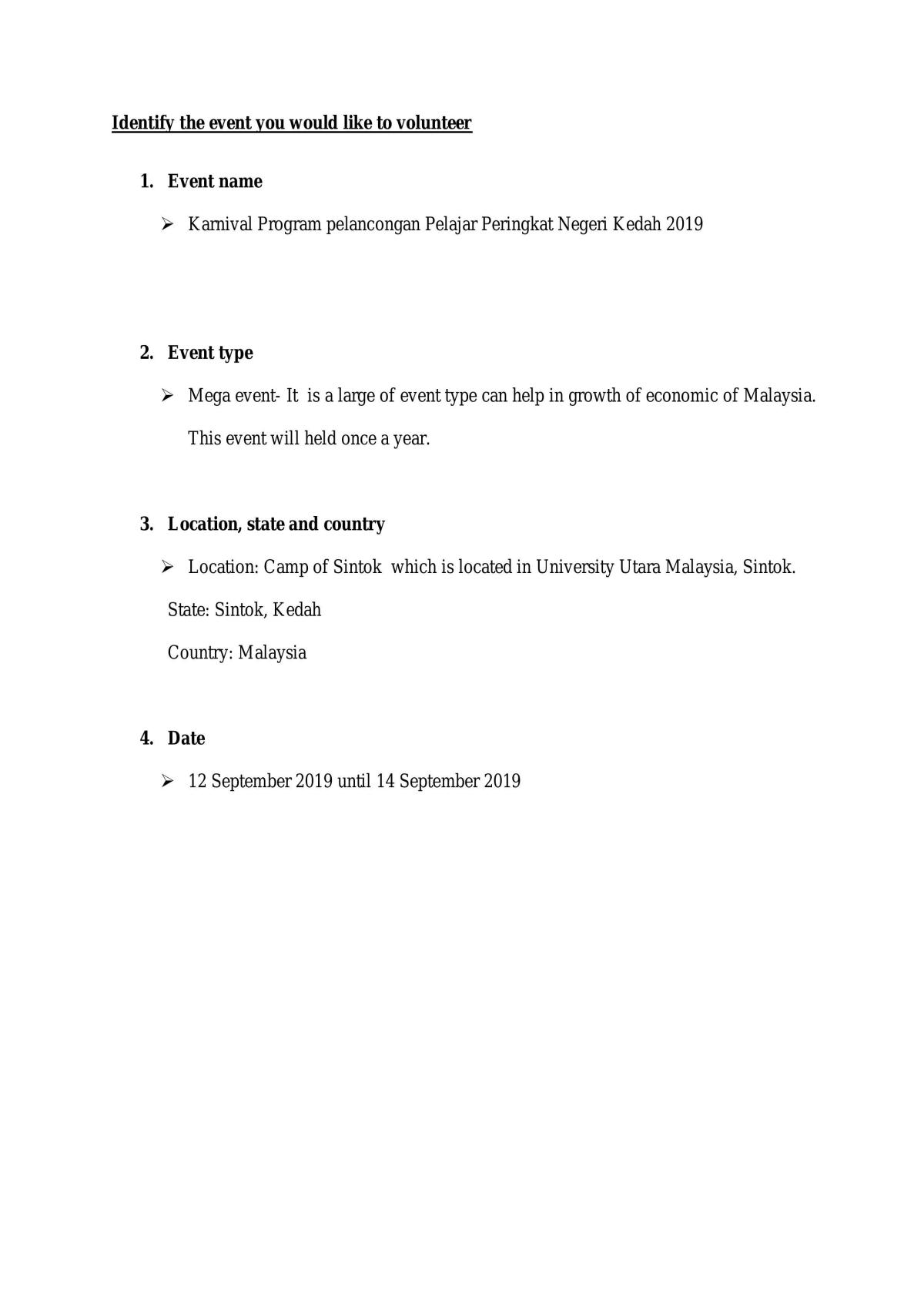 Event Management - Page 1