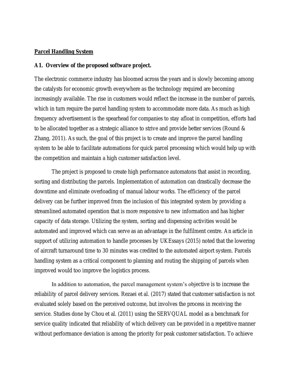 UECS 2033 SPM Assignment  - Page 1