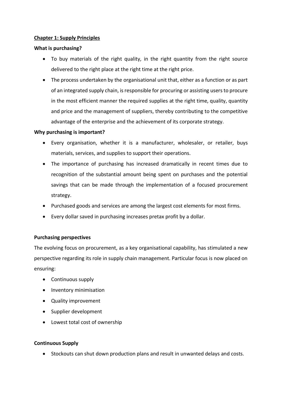PSM Complete Study Notes - Page 1
