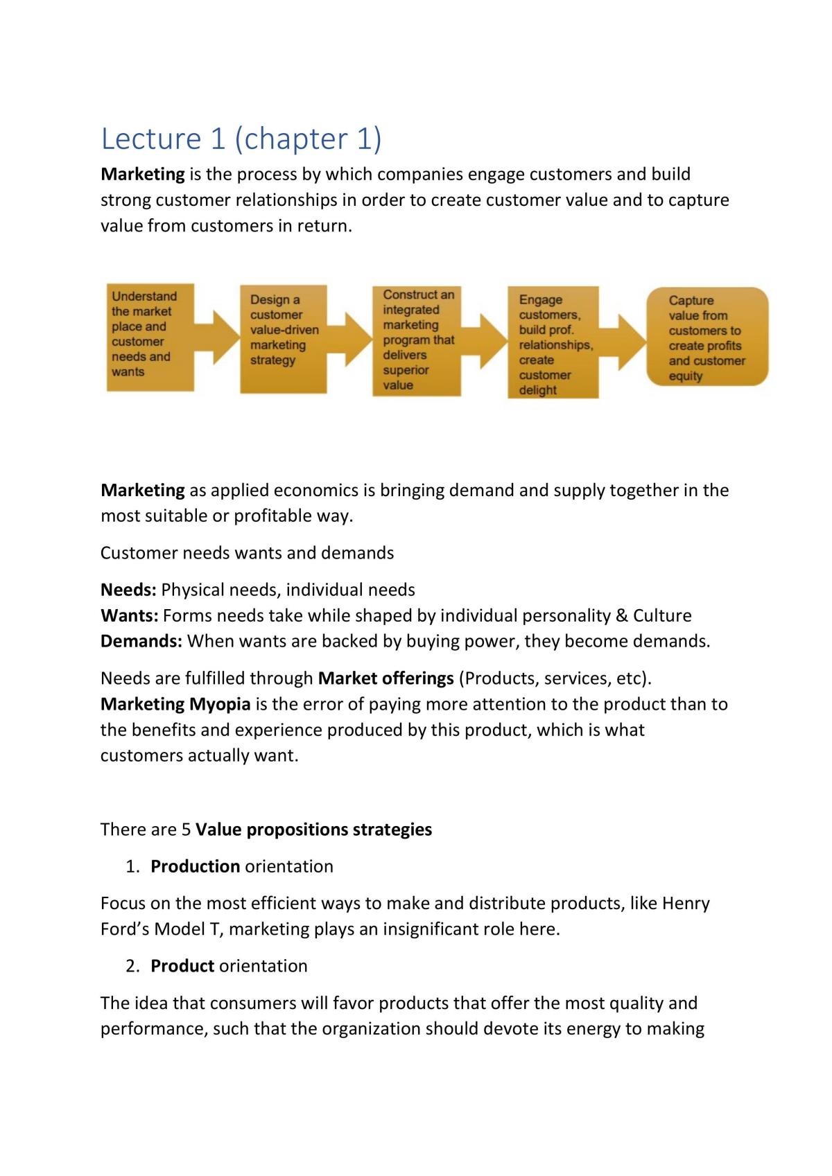 Marketing Overview - Page 1