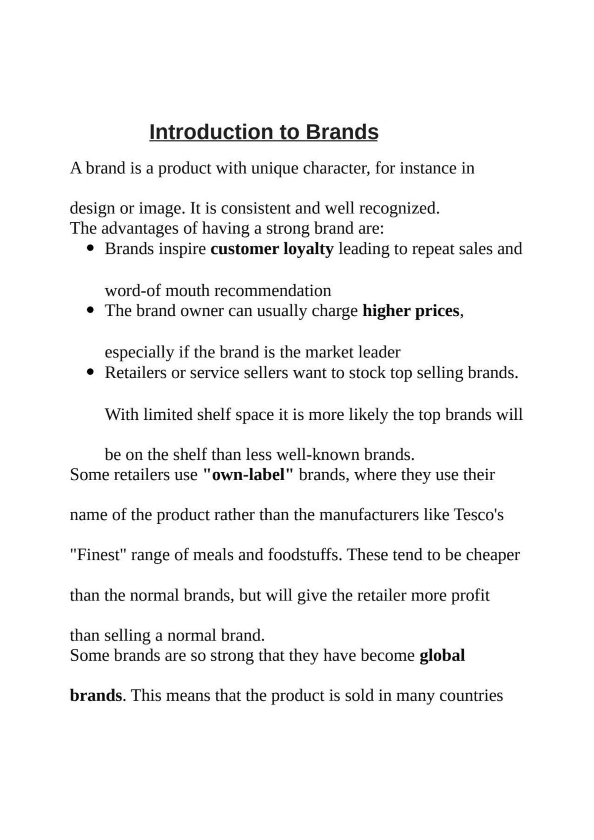 Brand Management Notes | MKF2521 - Brand Management - Monash | Thinkswap