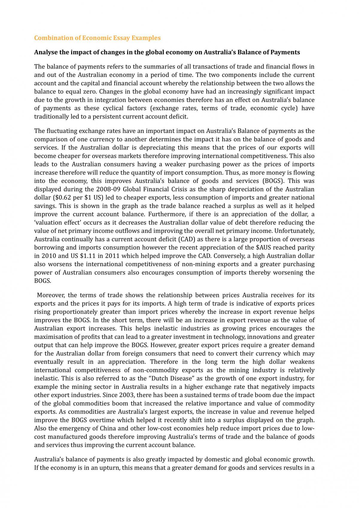 Various Economic Essays - Page 1