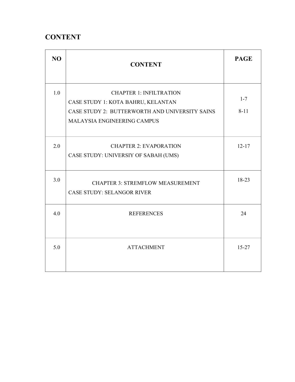 Evaporation< infiltration and streamflow - Page 1