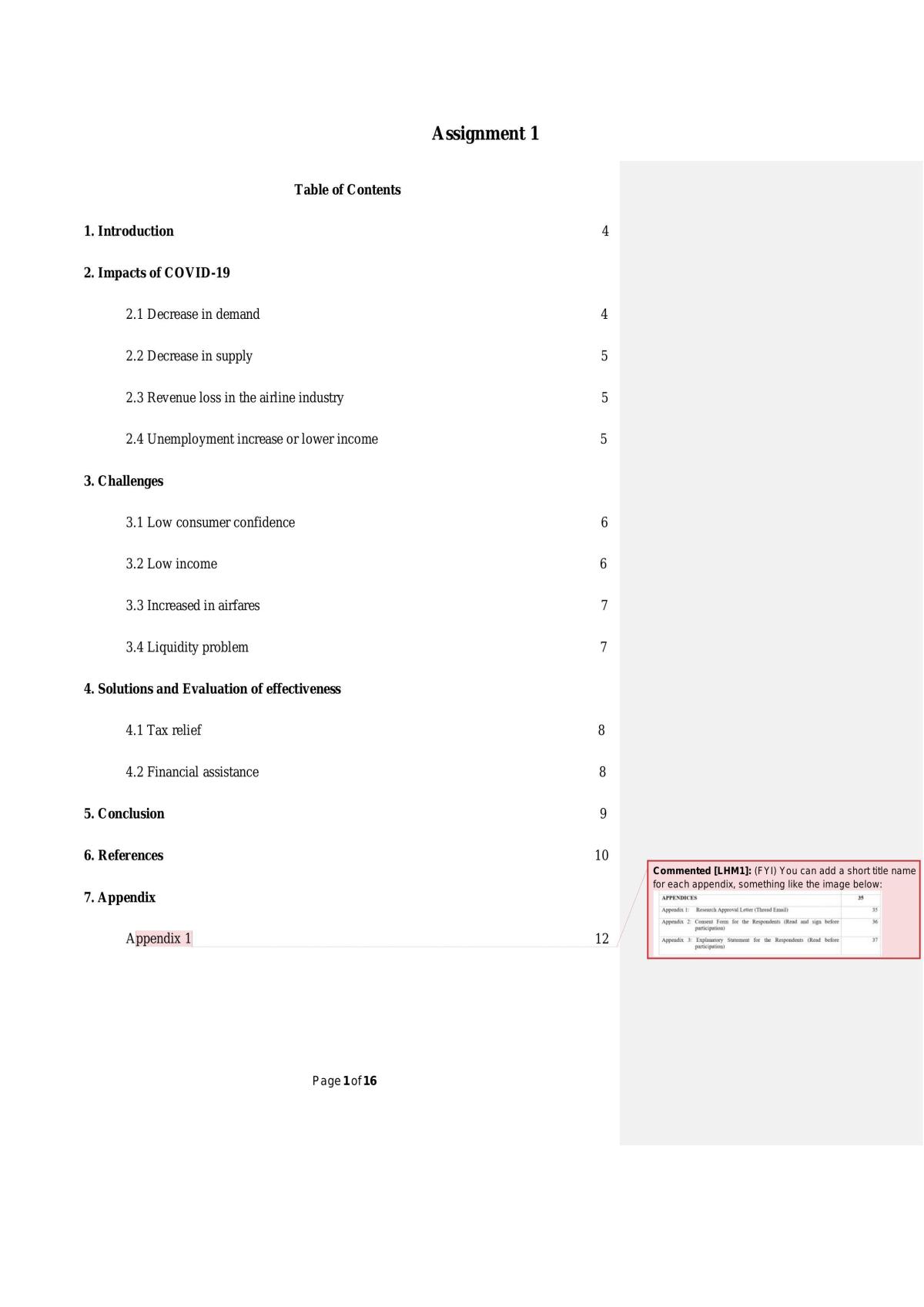 ECW1101 Assignment 1 - Page 1