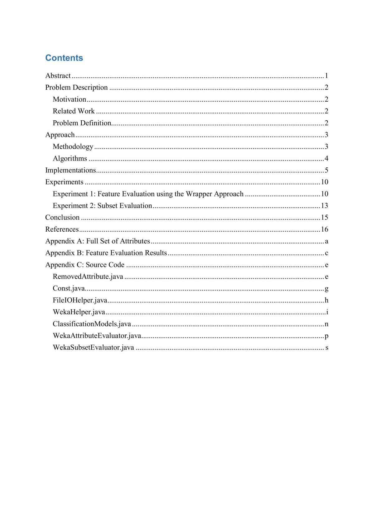 CZ4032 Group Project Report - Page 1