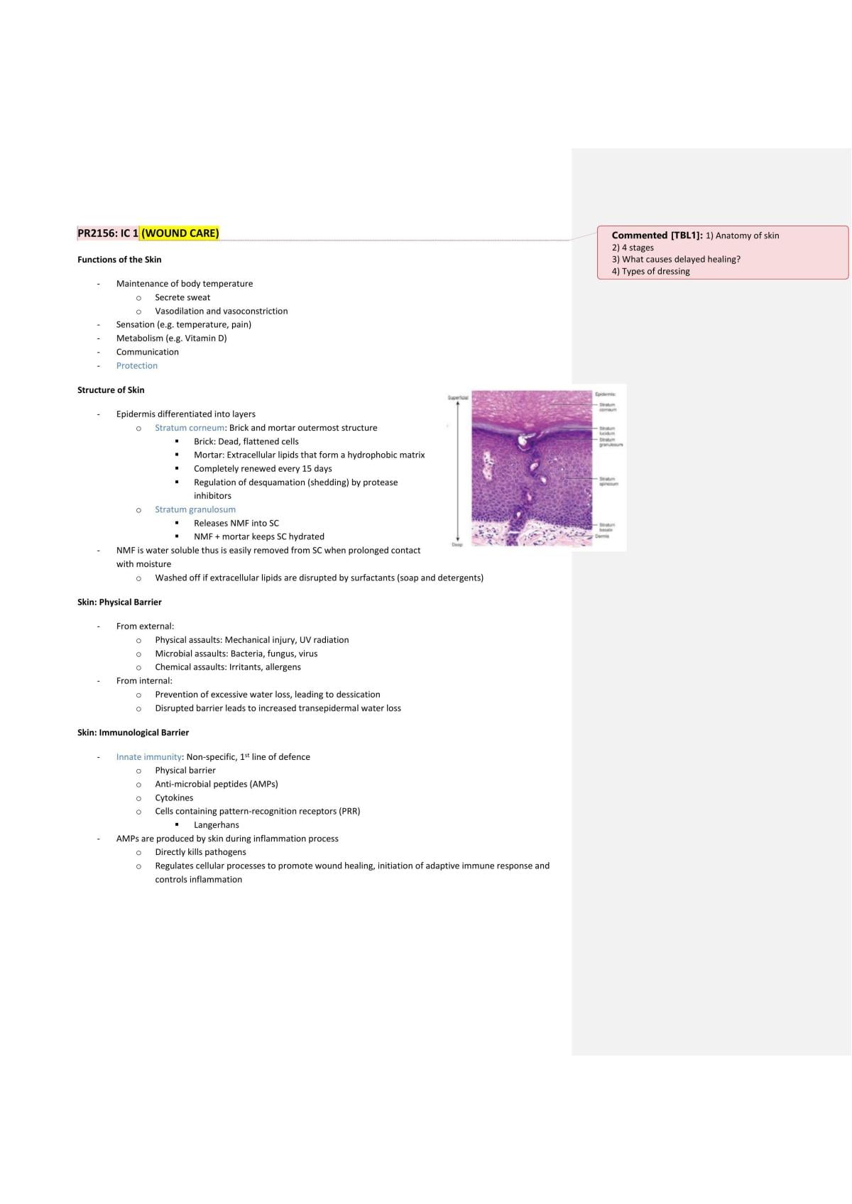 PR2156 Comprehensive Notes - Page 1