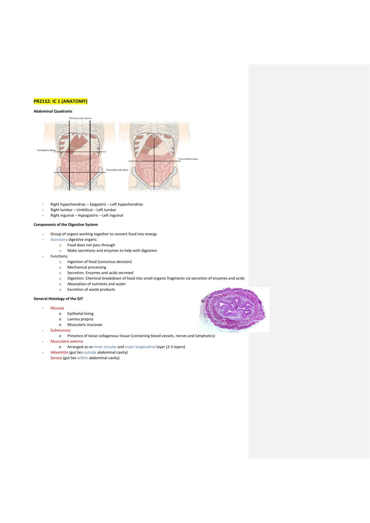 PR2152 Comprehensive Notes - Page 1
