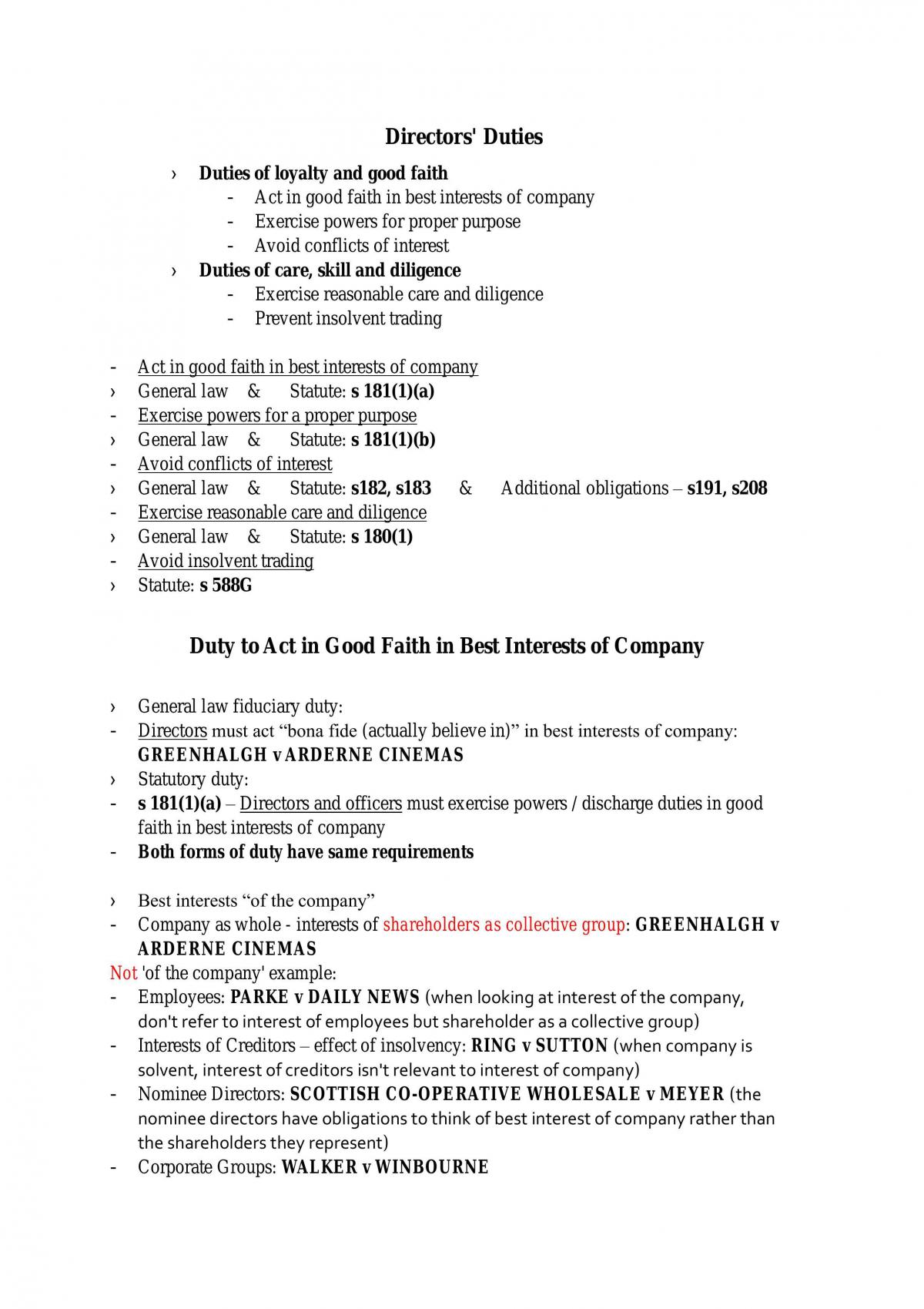 CLAW2201 Final Exam Notes - Page 1