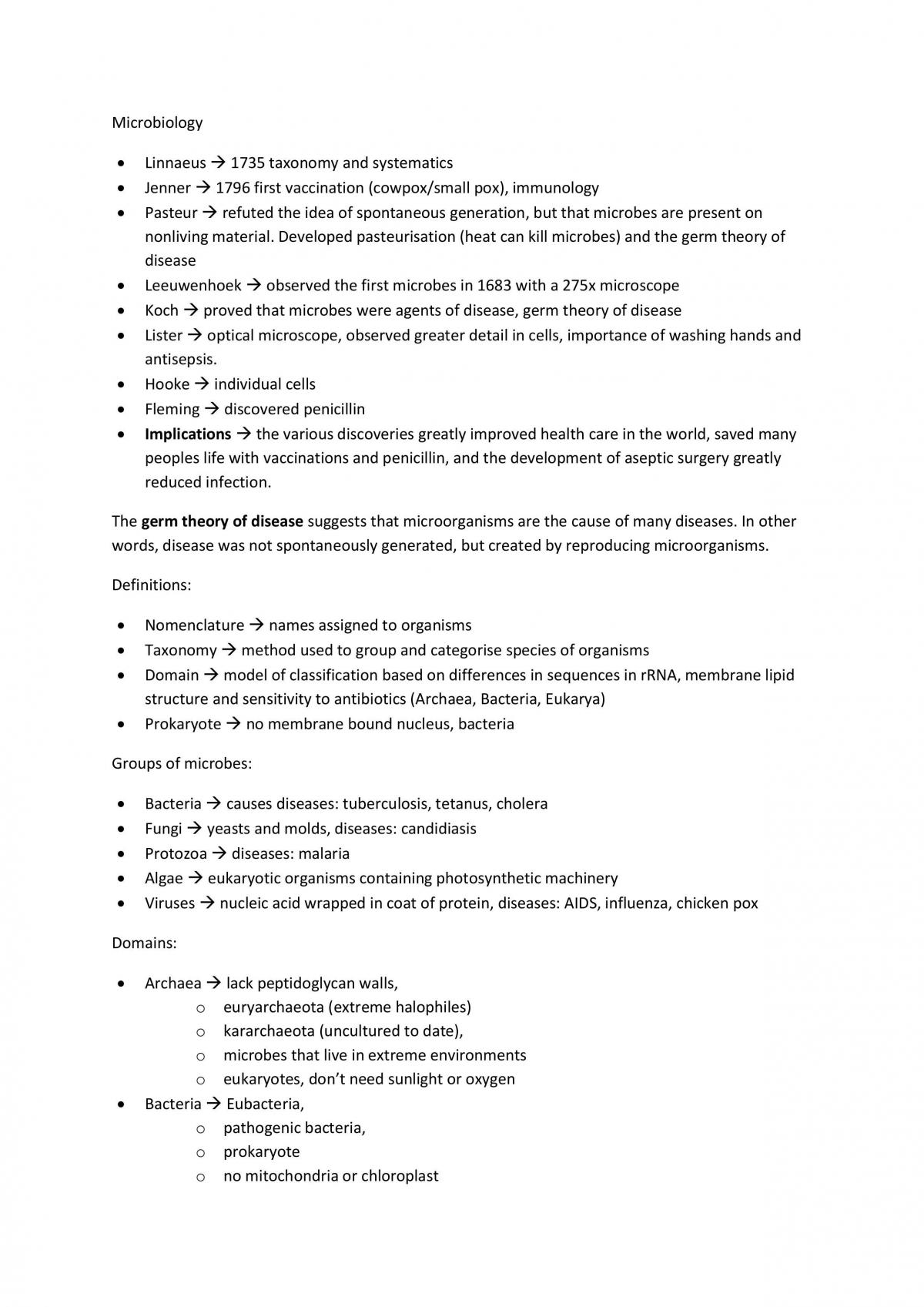 Cell Biology 2 Notes - Page 1