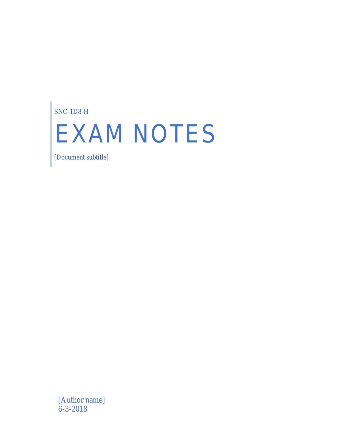 Study Notes (Full Course) - Page 1