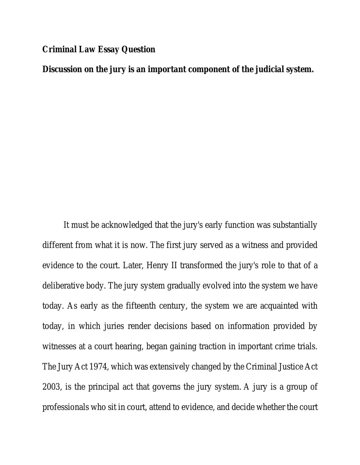 Judicial system  - Page 1