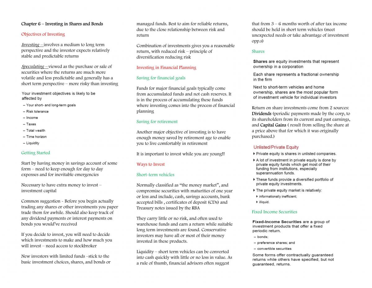 Chapter 6 Notes - Page 1
