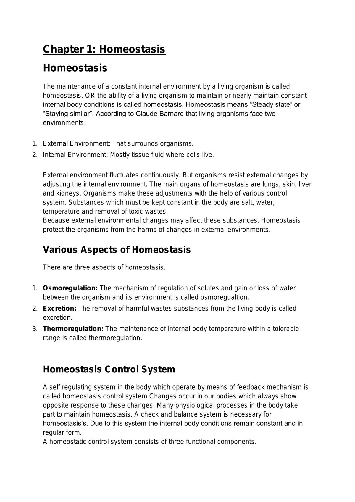 Notes for LSM2233 Cell Biology - Page 1