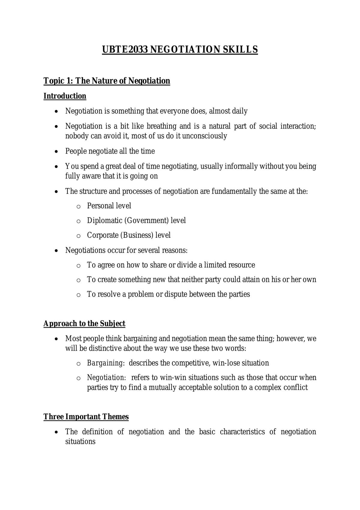 UBTE2033 NS Notes - Page 1