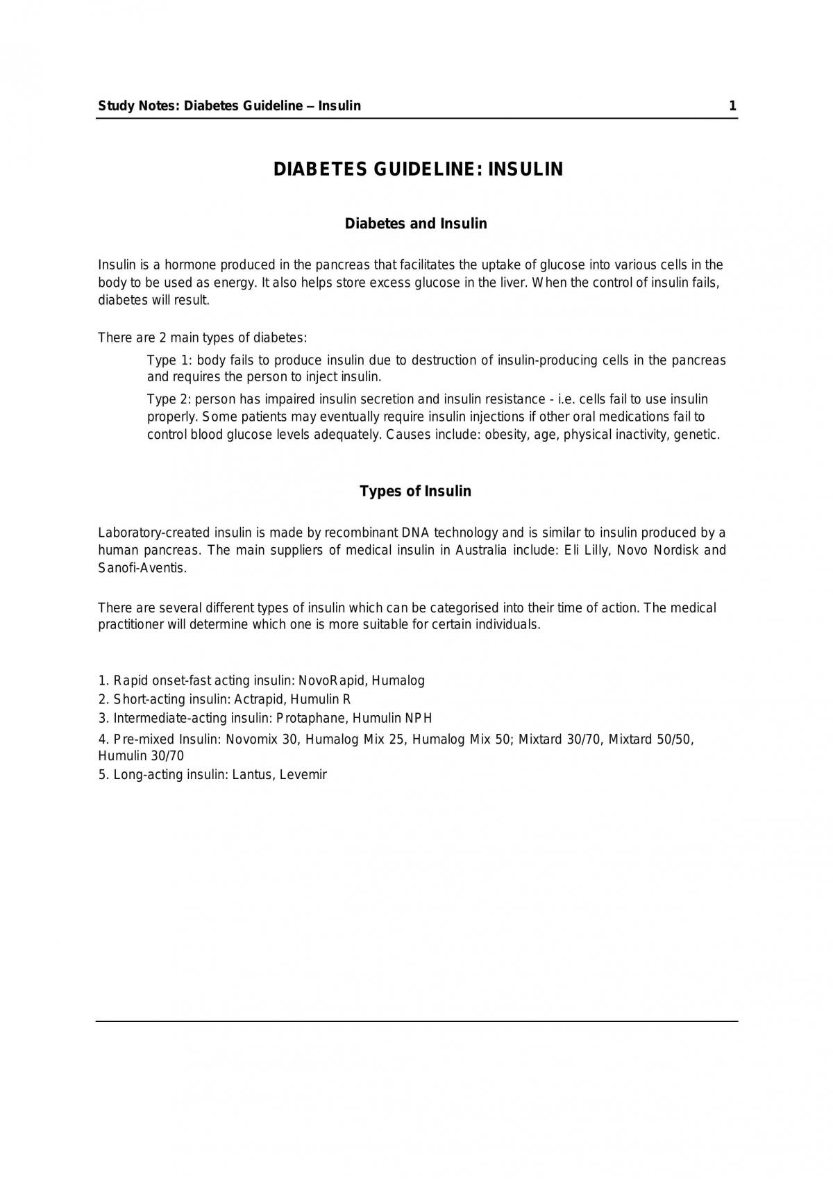 UQ PHRM3011 Study Notes - Page 1