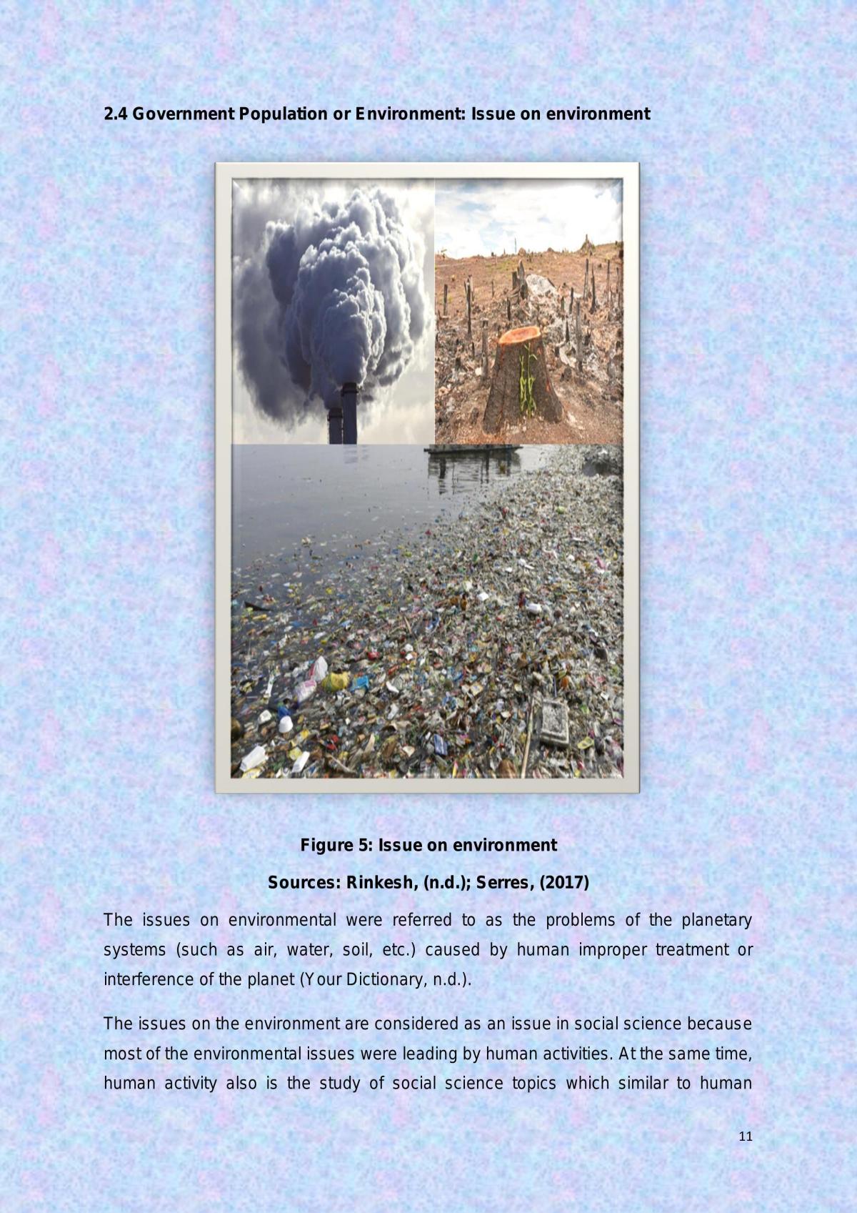 Environment issues - Page 1