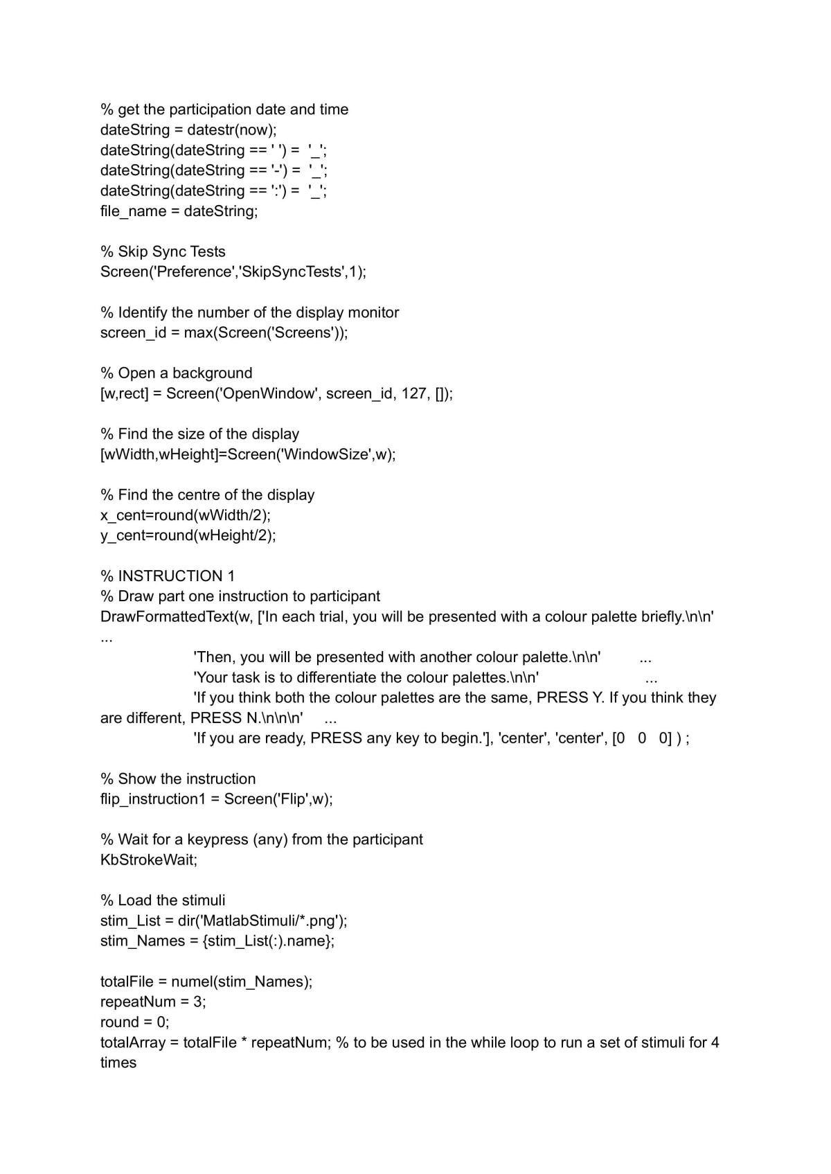 Matlab Codepack - Page 1