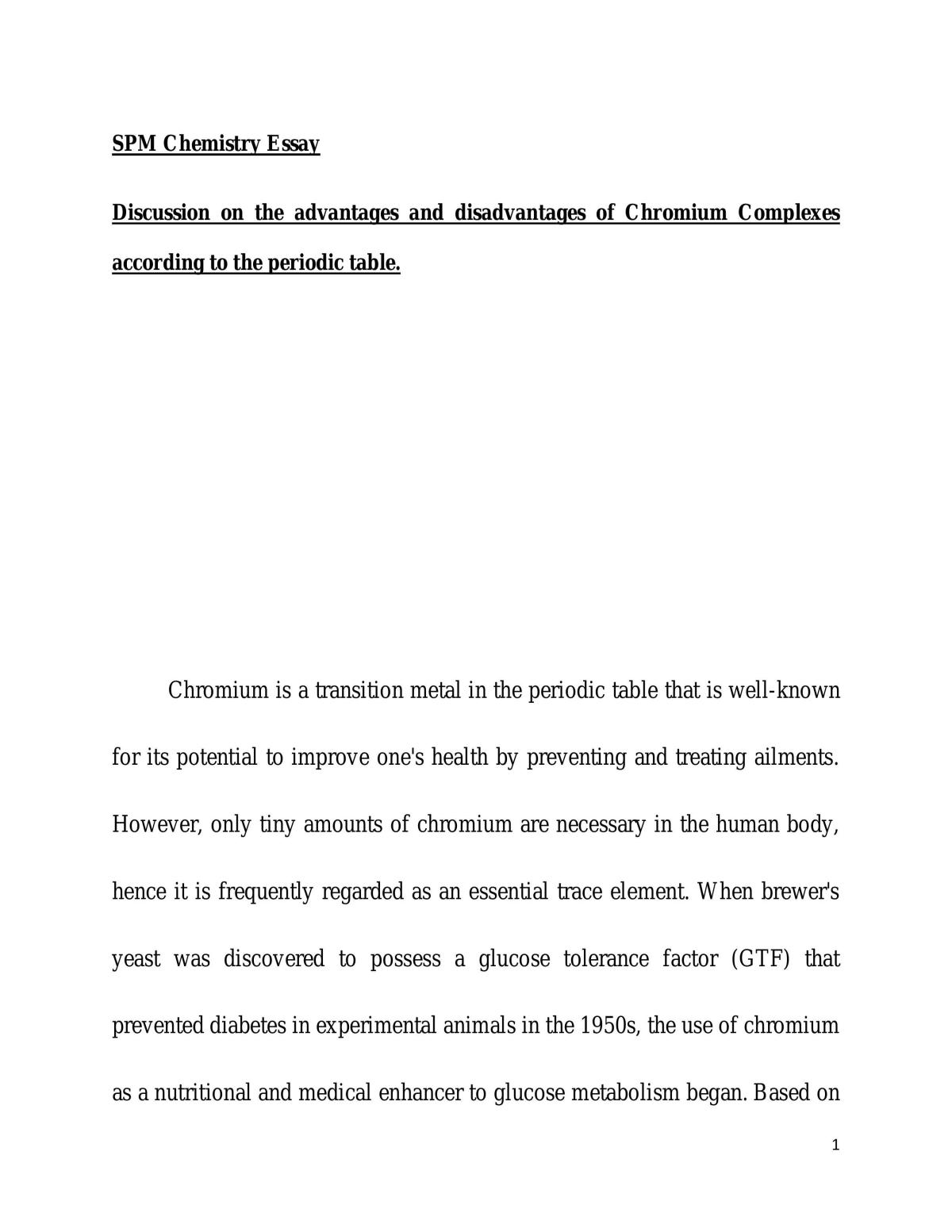 Chromium complexes  - Page 1