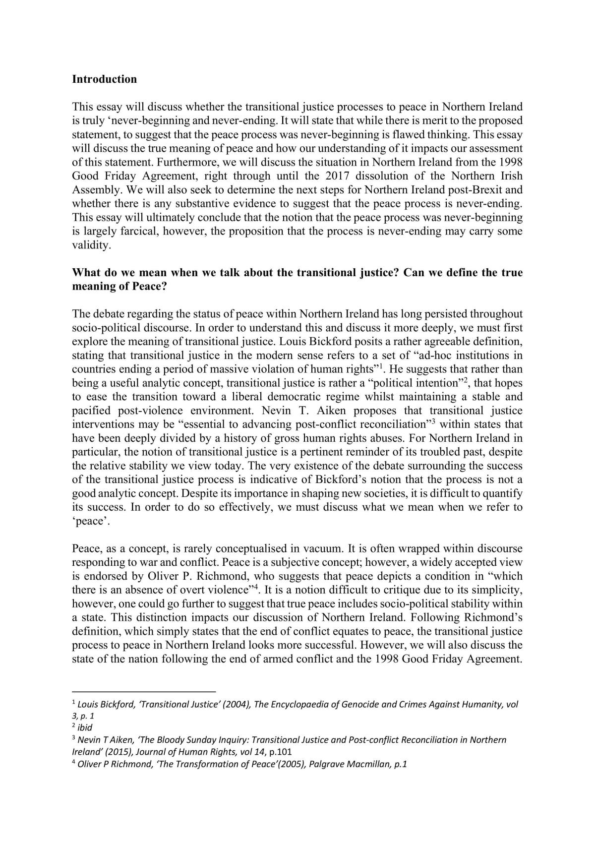 Transitional Justice Essay - Page 2