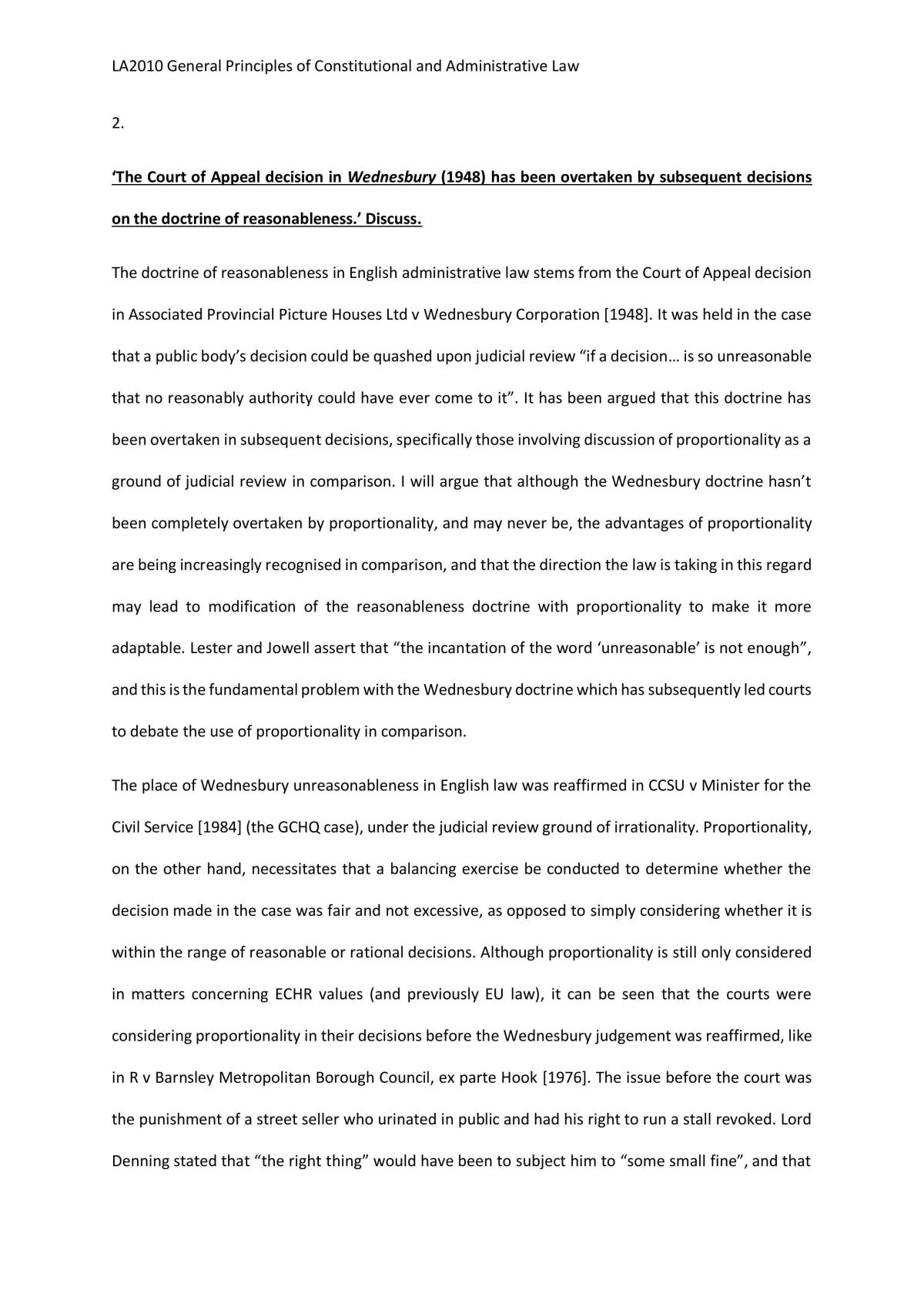 CONAD Law Exemplar Essays - Page 1