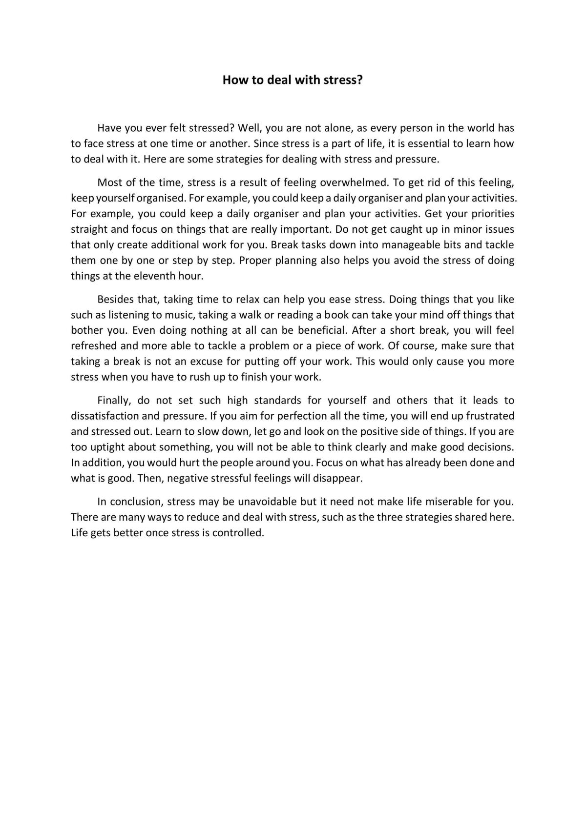 English essay for SPM  - Page 1