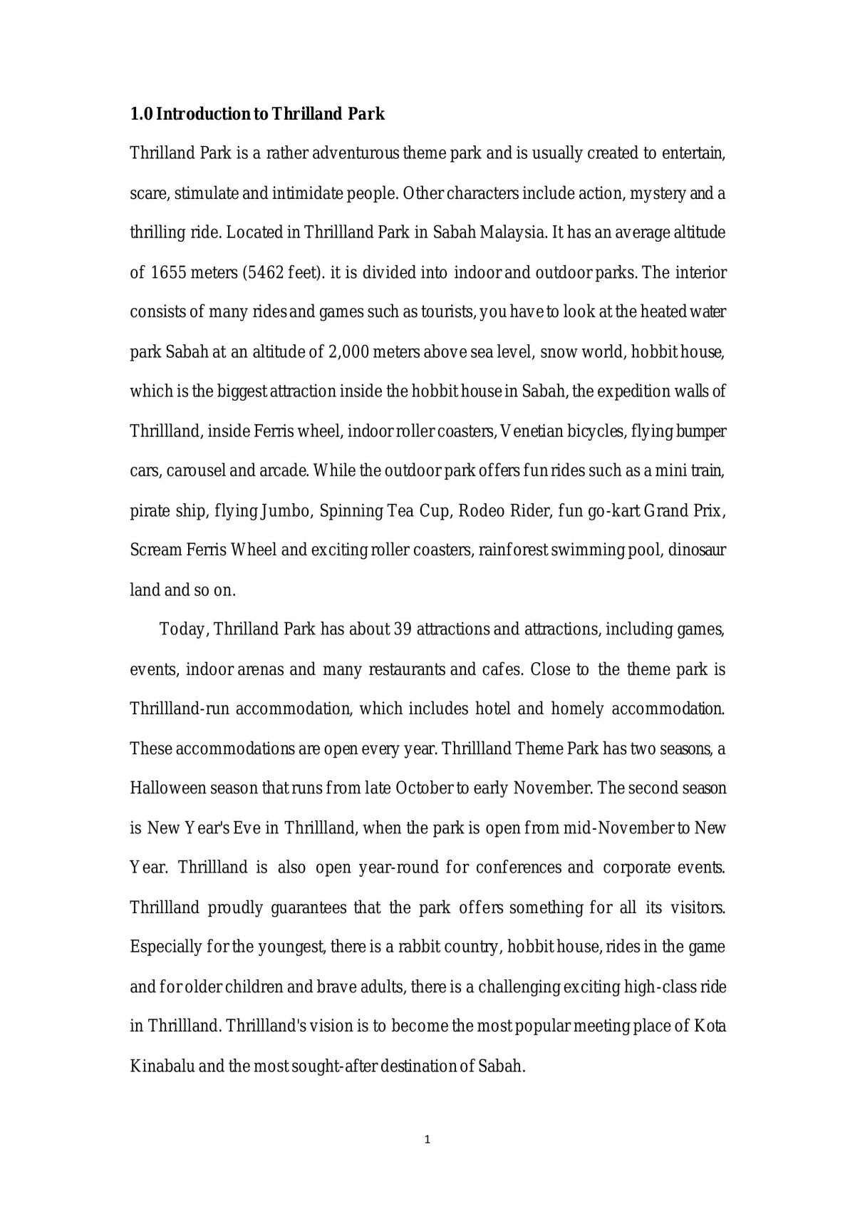 Thrilland Theme Park  - Page 1