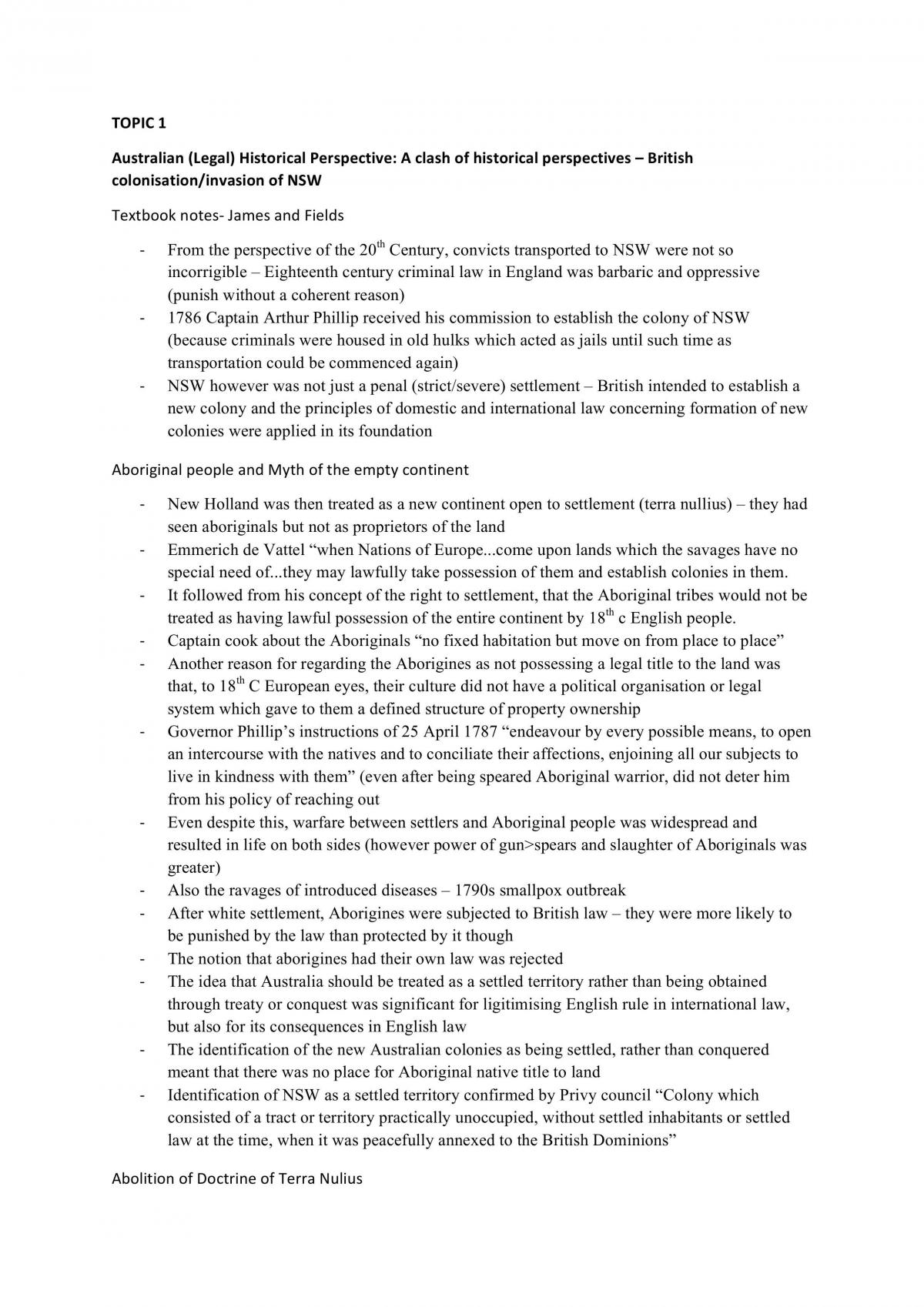 Foundations of Law Final Exam Notes - Page 1