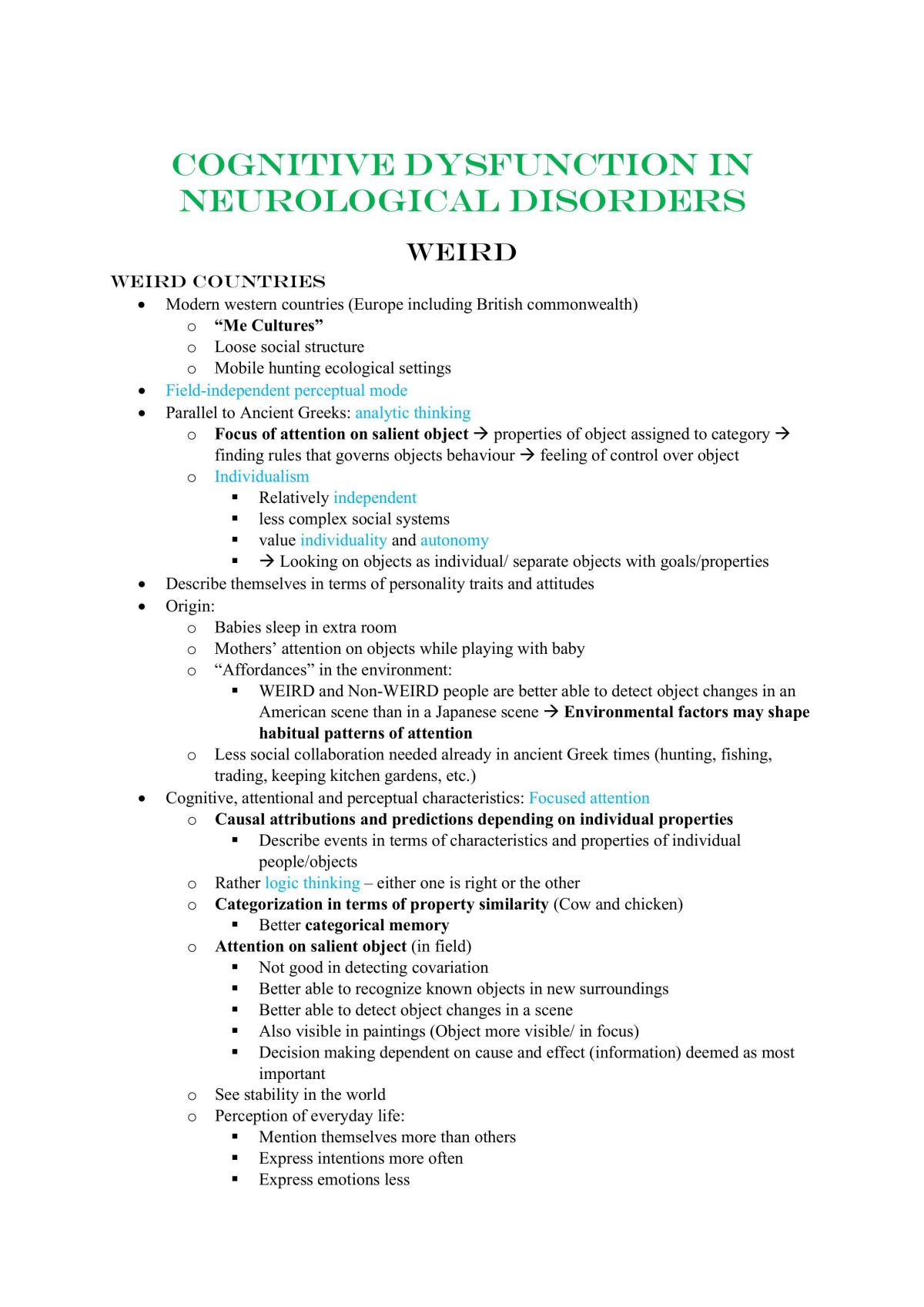 PSY496H1 Summary - Page 1