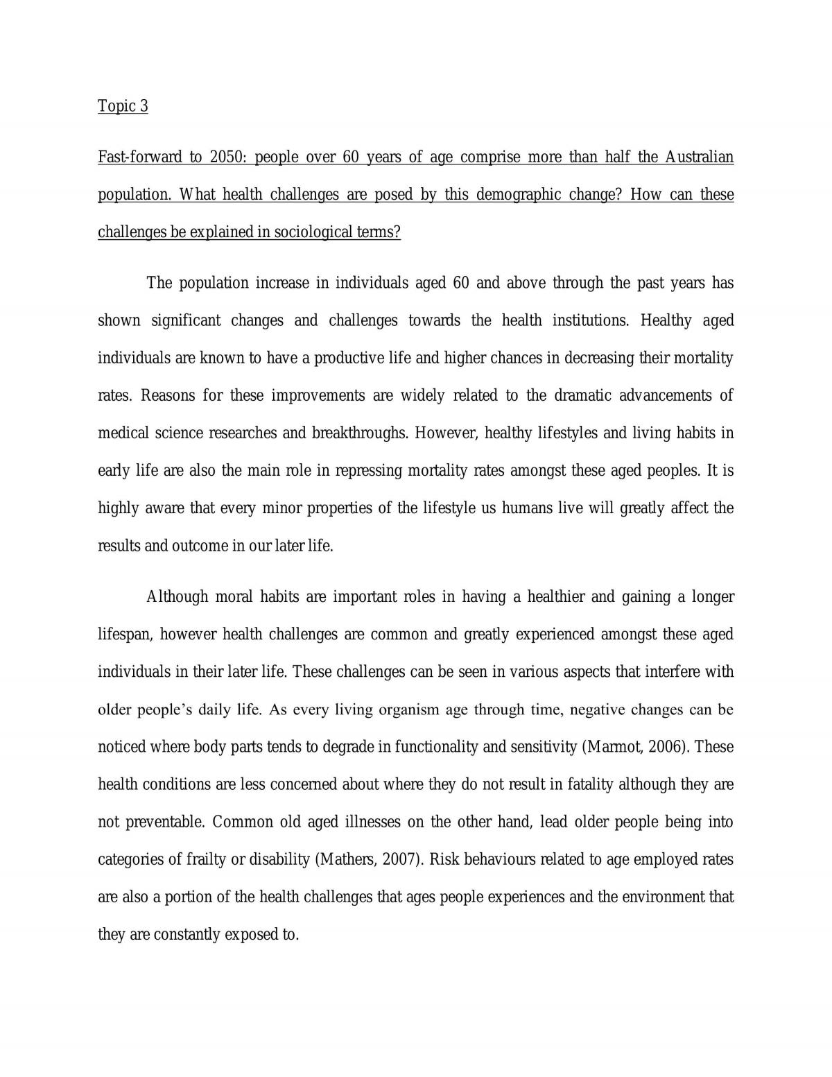 Assignment 1 – Topic 3 - Page 1