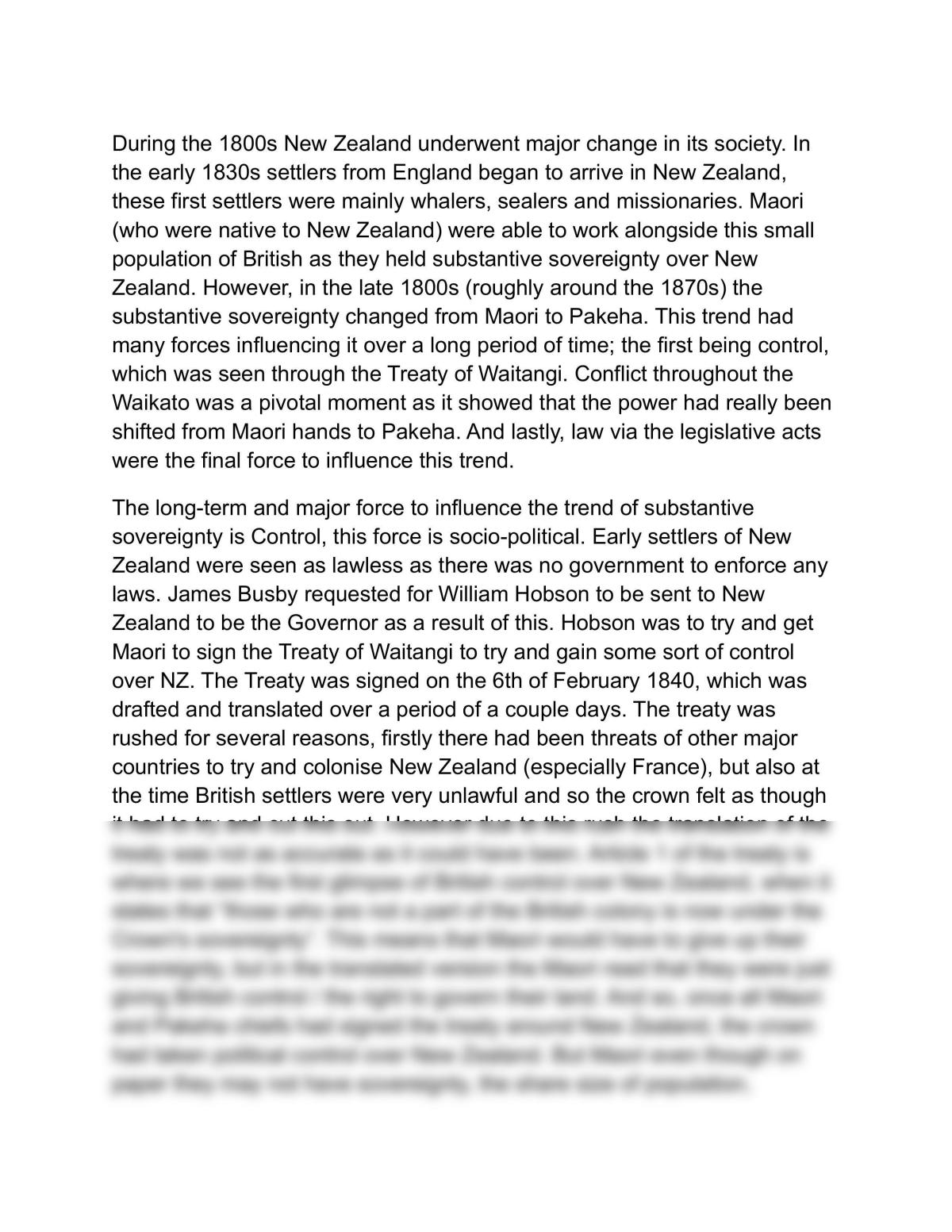 History Essay - Page 1