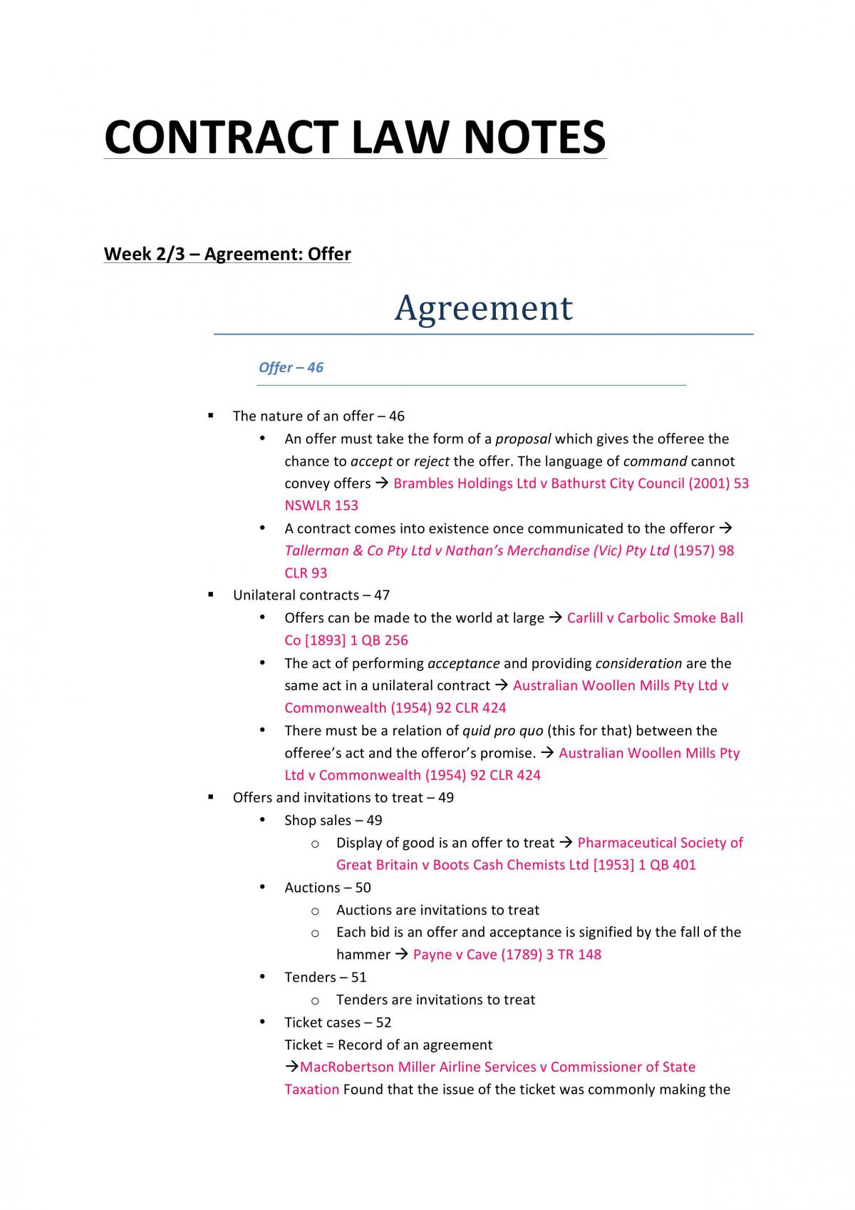 LLB 120 Final Exam Notes - Page 1