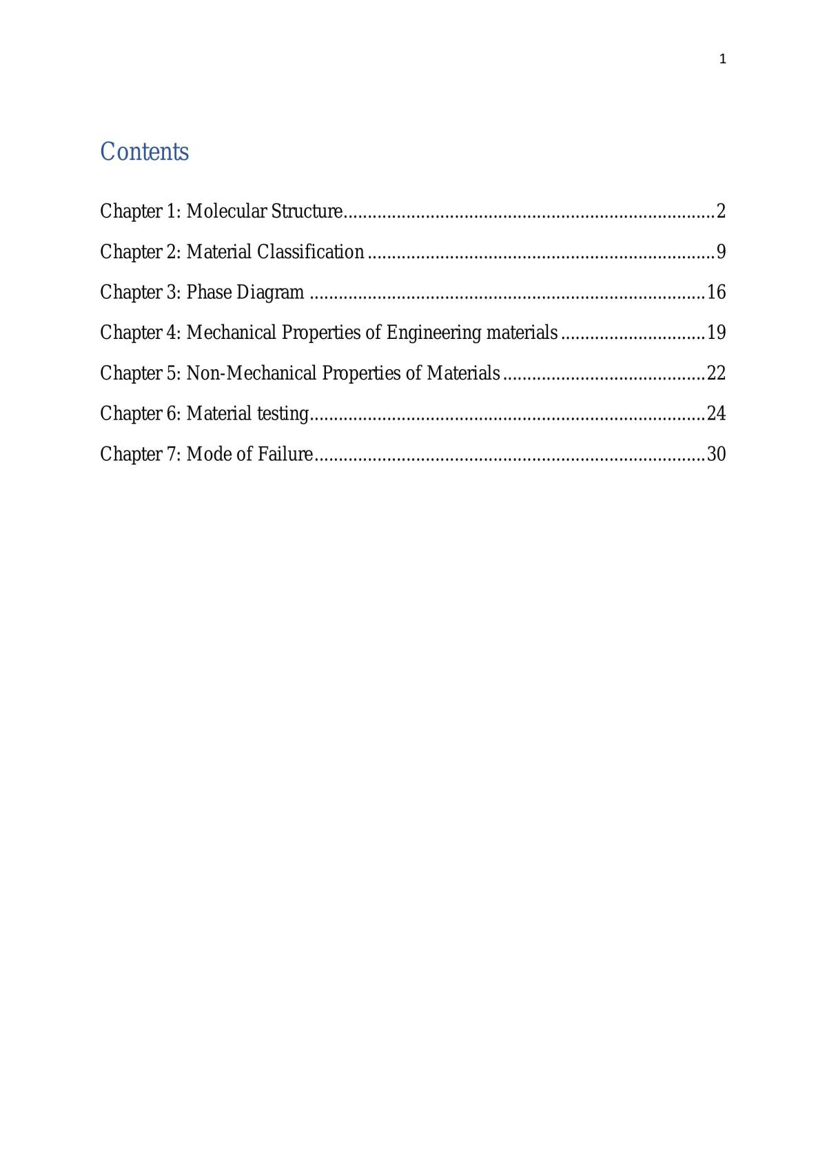 Engineering Material - Page 1