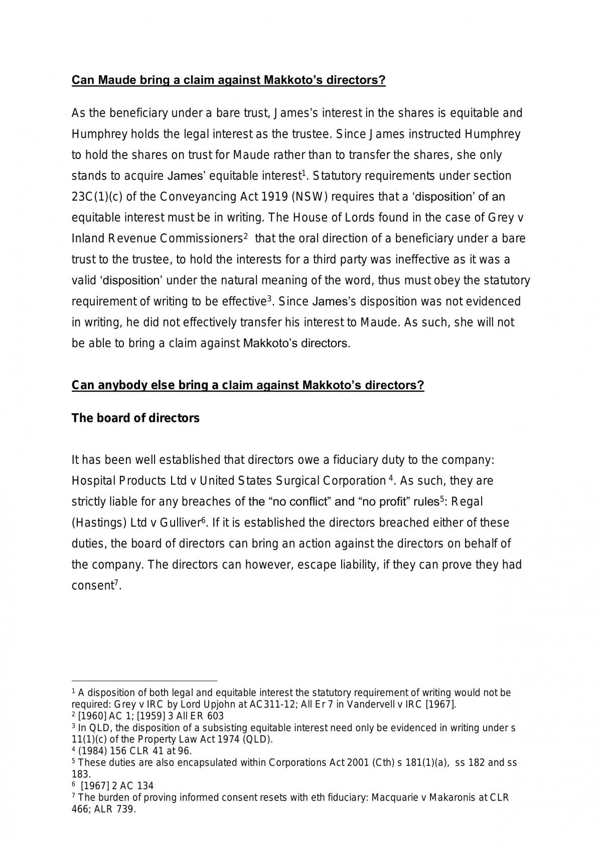 Equity Assignment Answer Marked 18/20 - Page 1