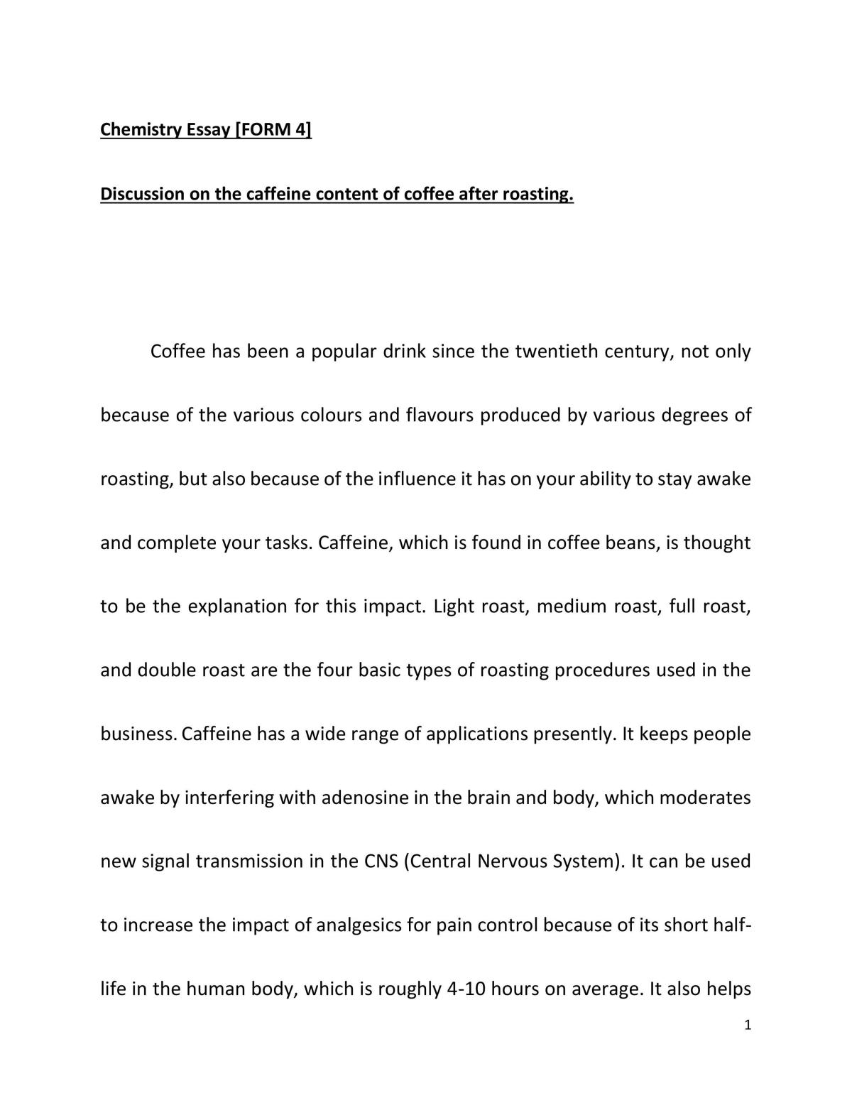 Caffeine  - Page 1