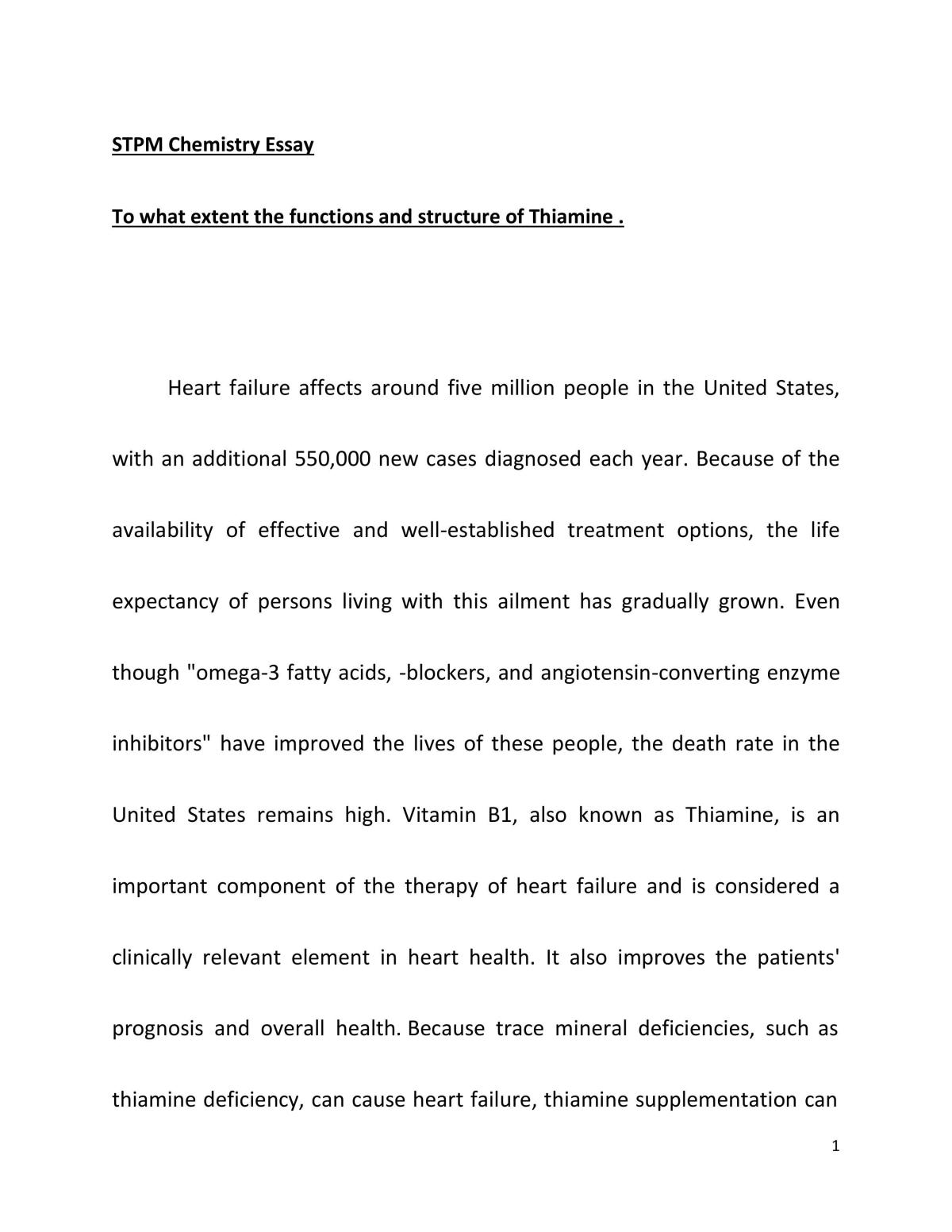 Thiamine  - Page 1