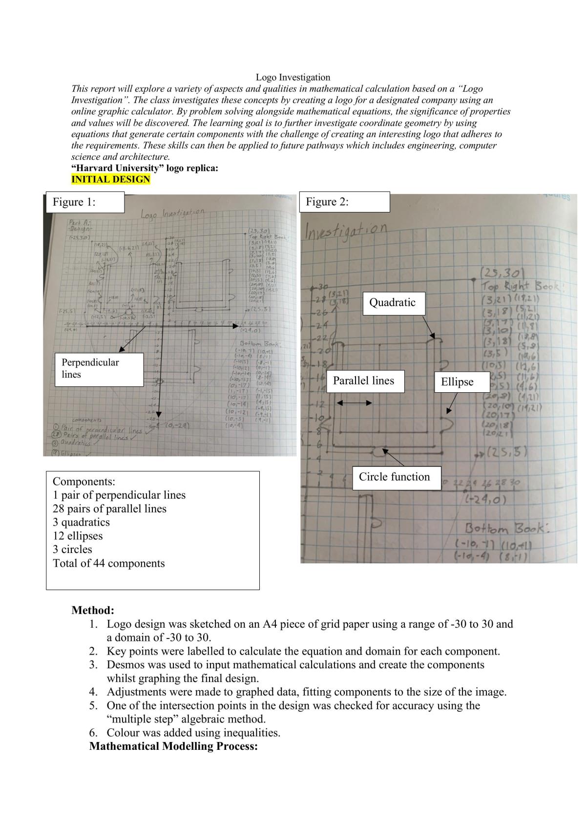 Logo Investigation Modelling Task - Page 1