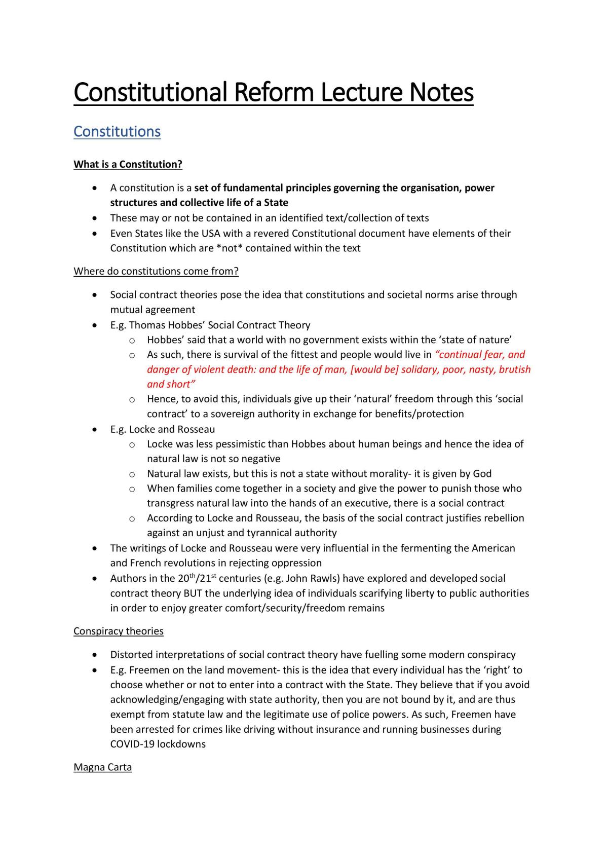 Constitutional Reform Notes - Page 1