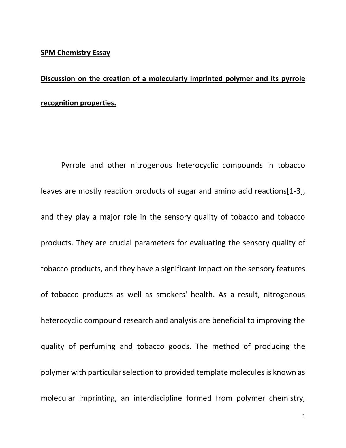 Creation of a molecular  - Page 1