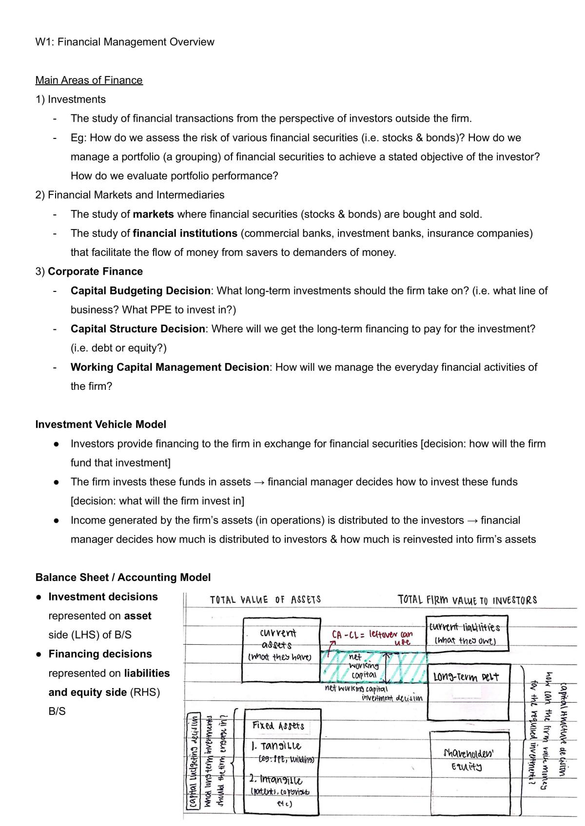 FIN2704 Full Notes - Page 1